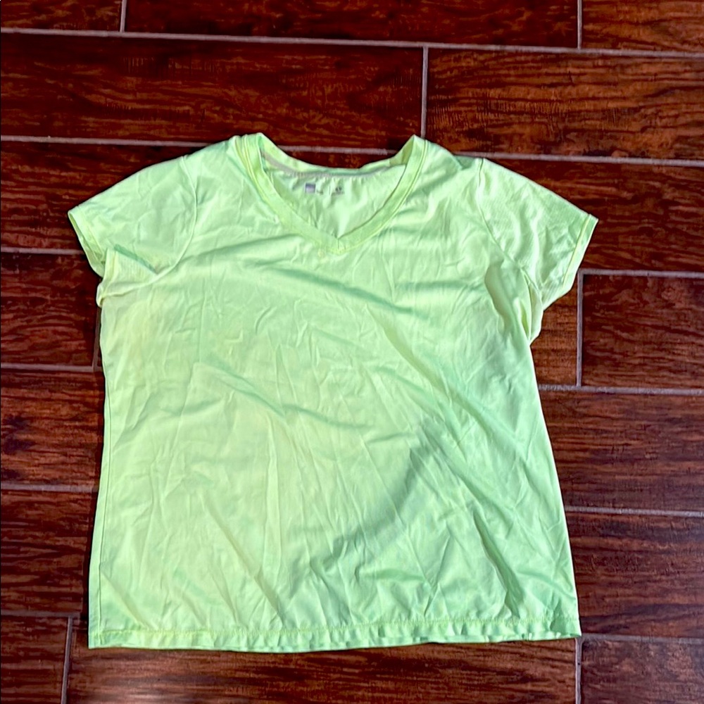 Lime Green Women's Dri fit tshirt